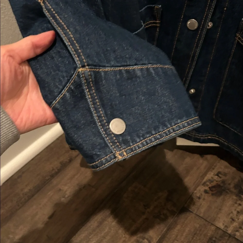 Universal Thread Dark Blue Denim Jacket - Picture 3 of 4